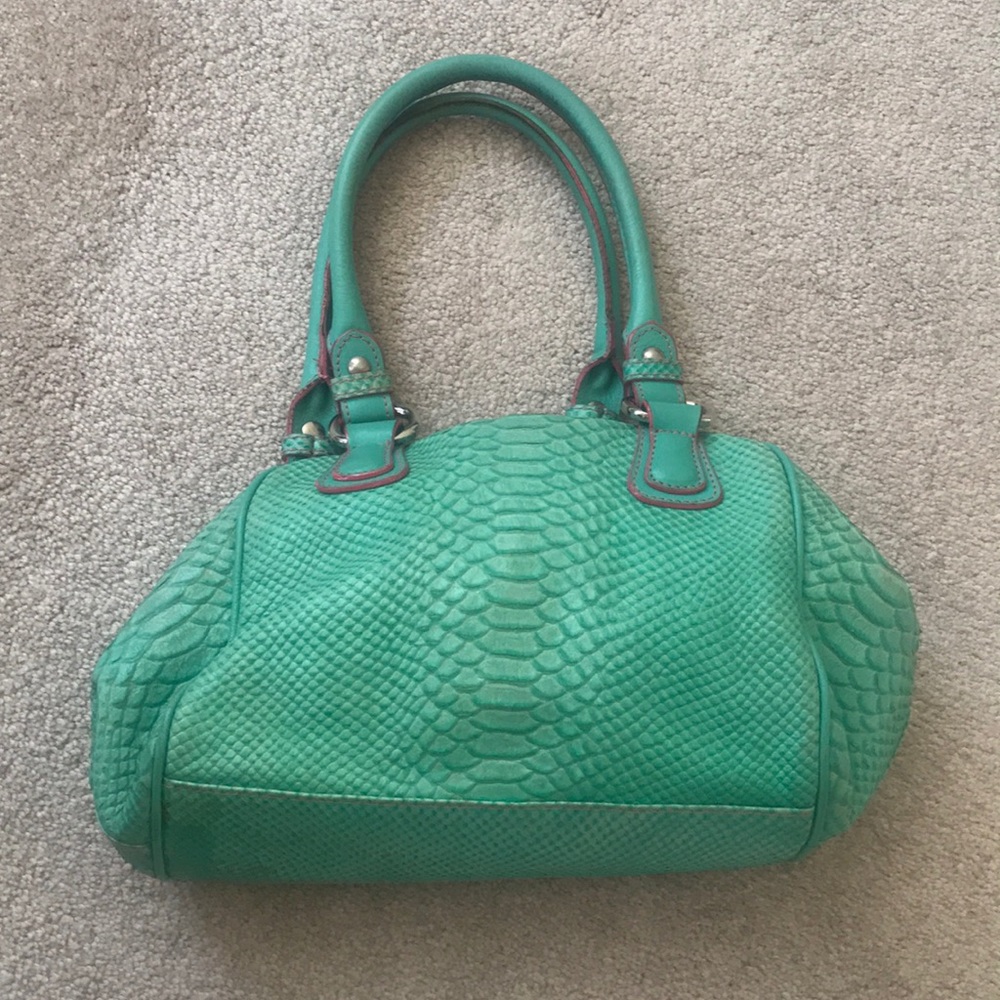 Fun leather handbag. Made and purchased in Italy.